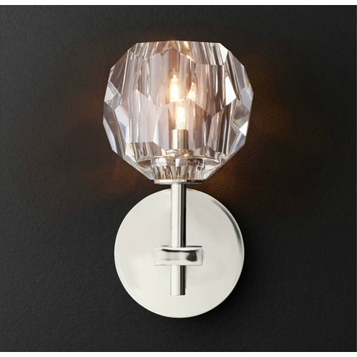 Бра RH Boule de Cristal Single Sconce Chrome
