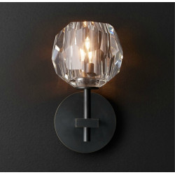Бра RH Boule de Cristal Single Sconce Black