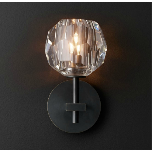 Бра RH Boule de Cristal Single Sconce Black
