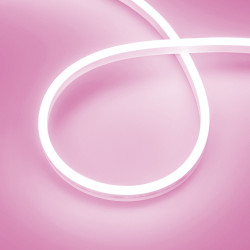 Светодиодная лента герметичная AURORA-PS-A120-12x6mm 24V Pink (10 W/m, IP65, 2835, 5m) (Arlight, Силикон) 036677