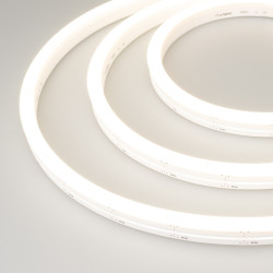 Светодиодная лента герметичная MOONLIGHT-SIDE-A140-12x17mm 24V Day4000 (9.6 W/m, IP67, 2835, 5m, wire x1) (Arlight, Силикон) 038797
