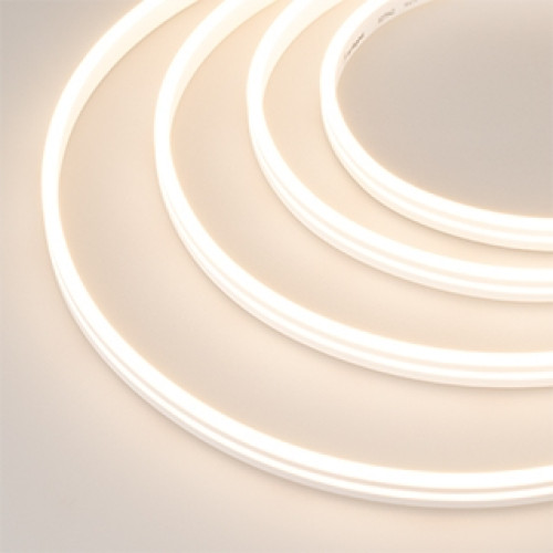 Светодиодная лента герметичная MOONLIGHT-SIDE-T-M196-03x06mm 24V Warm2700 (7.2 W/m, IP54, 2216, 5m, wire x2) (Arlight, Силикон) 039571