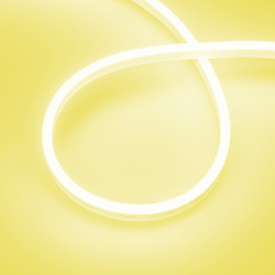 Светодиодная лента герметичная AURORA-PS-A120-12x6mm 24V Yellow (10 W/m, IP65, 2835, 5m) (Arlight, Силикон) 036682