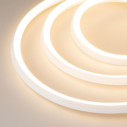 Светодиодная лента герметичная MOONLIGHT-3D-A168-15x15mm 24V Warm3000 (7.2 W/m, IP67, 2835, 5m, Wire x1) (Arlight, Силикон) 038603