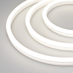 Светодиодная лента герметичная MOONLIGHT-SIDE-A140-12x24mm 24V Day4000 (9.6 W/m, IP68, 2835, 5m, wire x1) (Arlight, Силикон) 038798