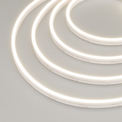 Светодиодная лента герметичная MOONLIGHT-SIDE-A120-06x12mm 24V Day4000 (9.6 W/m, IP65, 5m, wire x2) (Arlight, Силикон) 041034