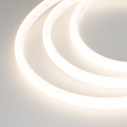 Светодиодная лента герметичная MOONLIGHT-TOP-A144-16x15mm 24V Day5000 (9.6 W/m, IP65, 2835, 5m, wire x1) (Arlight, Силикон) 038829