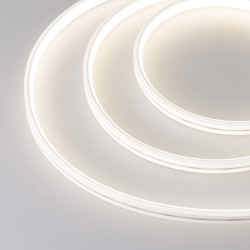 Светодиодная лента герметичная MOONLIGHT-TOP-X320-11x7mm 24V Warm3000 (10 W/m, IP65, CSP, 5m, wire x2) (Arlight, Силикон) 038317