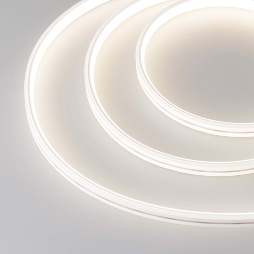 Светодиодная лента герметичная MOONLIGHT-TOP-X320-11x7mm 24V Warm3000 (10 W/m, IP65, CSP, 5m, wire x2) (Arlight, Силикон) 038317