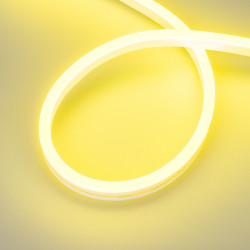 Светодиодная лента герметичная AURORA-PS-A120-16x8mm 24V Lemon (10 W/m, IP65, 2835, 5m) (Arlight, Силикон) 036693