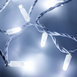 Светодиодная гирлянда ARD-STRING-PRO-10000-WHITE-100LED-FLASH WHITE (230V, 7W) (Ardecoled, IP65) 025842