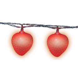 Гирлянда светодиодная ULD-S0400-010/STB/2AA RED IP20 STRAWBERRY