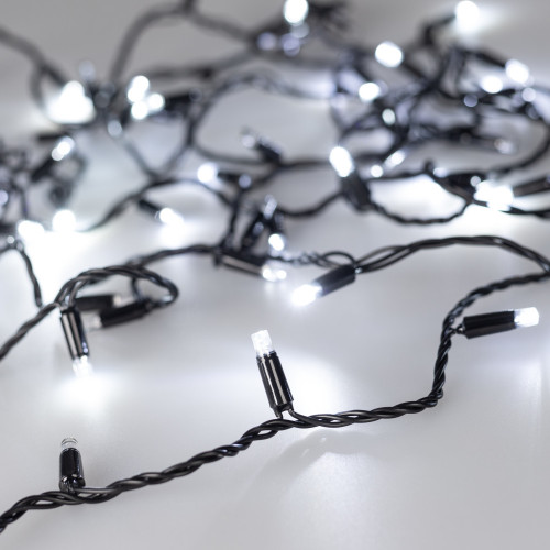 Светодиодная гирлянда ARD-STRING-CLASSIC-1000-BLACK-100LED-PULSE White (230V, 7W) (Ardecoled, IP65) 031651