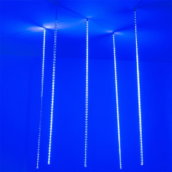 Светодиодная гирлянда ARD-ICEFALL-CLASSIC-D12-1000-5PCS-CLEAR-120LED-LIVE BLUE (230V, 11W) (Ardecoled, IP65) 026053