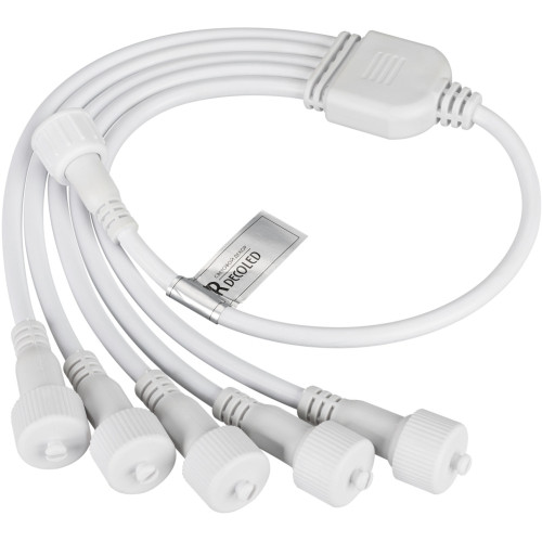 Коннектор питания ARD-CLASSIC-SYNC-RGB White (230V, 5 ports) (Ardecoled, Закрытый) 031805