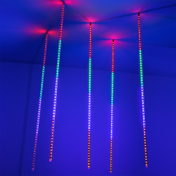 Светодиодная гирлянда ARD-ICEFALL-CLASSIC-D12-1000-5PCS-CLEAR-120LED-LIVE RGB (230V, 11W) (Ardecoled, IP65) 026056
