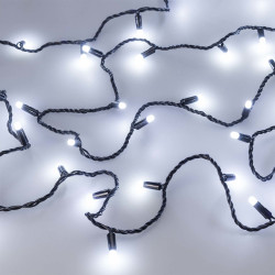 Светодиодная гирлянда ARD-STRING-CLASSIC-1000-BLACK-100LED-MILK-PULSE White (230V, 7W) (Ardecoled, IP65) 031652