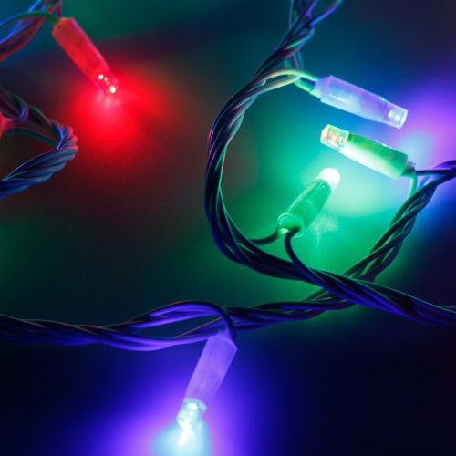 Светодиодная гирлянда ARD-STRING-PRO-10000-WHITE-100LED-LIVE RGB (230V, 7W) (Ardecoled, IP65) 025853