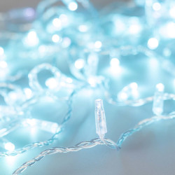 Светодиодная гирлянда ARD-STRING-CLASSIC-10000-CLEAR-100LED-FLASH Azure (230V, 7W) (Ardecoled, IP65) 025784