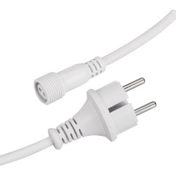 Шнур питания ARD-CLASSIC-ICEFALL-1.5M White (230V) (Ardecoled, Закрытый) 026106