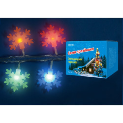 Гирлянда светодиодная ULD-S0700-050/DTA MULTI IP20 SNOWFLAKES-3