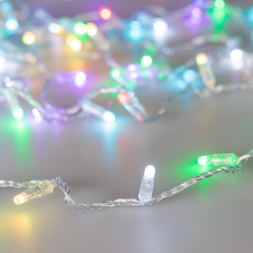 Светодиодная гирлянда ARD-STRING-CLASSIC-10000-CLEAR-100LED-SYNC RGB (230V, 6.5W) (Ardecoled, IP65) 031119