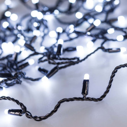 Светодиодная гирлянда ARD-STRING-CLASSIC-10000-BLACK-100LED-MILK-FLASH White (230V, 7W) (Ardecoled, IP65) 031207