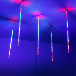 Светодиодная гирлянда ARD-ICEFALL-CLASSIC-D12-500-5PCS-CLEAR-72LED-LIVE RGB (230V, 6W) (Ardecoled, IP65) 026051