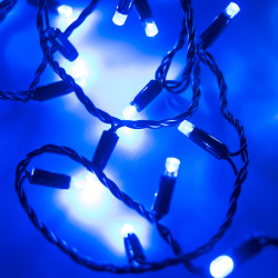 Светодиодная гирлянда ARD-STRING-CLASSIC-10000-BLACK-100LED-STD BLUE (230V, 7W) (Ardecoled, IP65) 025802