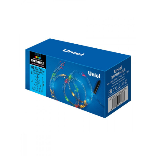 Гирлянда светодиодная ULD-E0120-120/STA MULTI IP44