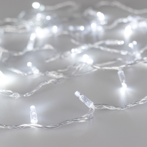 Светодиодная гирлянда ARD-STRING-CLASSIC-1000-CLEAR-100LED-PULSE White (230V, 7W) (Ardecoled, IP65) 031638