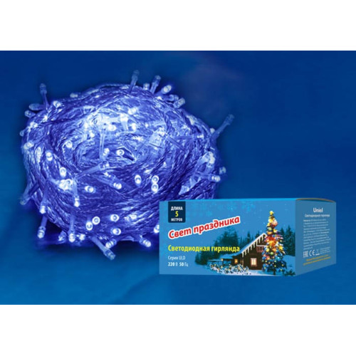 Гирлянда светодиодная ULD-S0500-050/DTA BLUE IP20