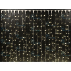 Гирлянда светодиодная Занавес белая 220B, 1000 LED, провод белый, IP65 RL-C2*6-CW/WW