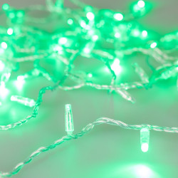 Светодиодная гирлянда ARD-STRING-CLASSIC-1000-CLEAR-100LED-PULSE Green (230V, 7W) (Ardecoled, IP65) 031640