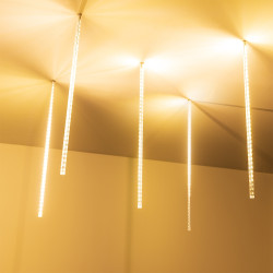 Светодиодная гирлянда ARD-ICEFALL-CLASSIC-D12-500-5PCS-CLEAR-72LED-LIVE WARM (230V, 6W) (Ardecoled, IP65) 026050