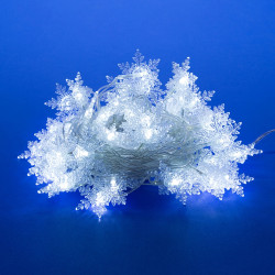 Гирлянда светодиодная ULD-S0700-050/DTA WHITE IP20 SNOWFLAKES-1