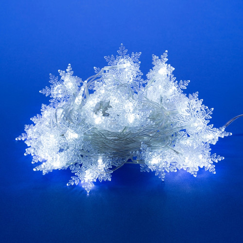 Гирлянда светодиодная ULD-S0700-050/DTA WHITE IP20 SNOWFLAKES-1