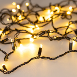Светодиодная гирлянда ARD-STRING-CLASSIC-1000-BLACK-100LED-PULSE Warm (230V, 7W) (Ardecoled, IP65) 031649