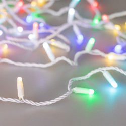 Светодиодная гирлянда ARD-STRING-CLASSIC-20000-WHITE-200LED-MILK-SYNC RGB (230V, 13W) (Ardecoled, IP65) 028206