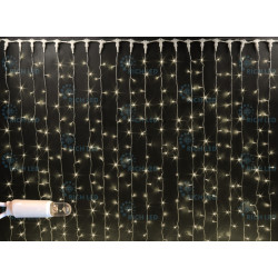 Гирлянда светодиодная Занавес белая 220B, 400 LED, провод прозрачный, IP65 RL-C2*2-CT/WW