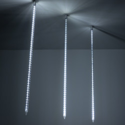 Светодиодная гирлянда ARD-ICEFALL-CLASSIC-D23-1000-CLEAR-96LED-LIVE WHITE (230V, 1.5W) (Ardecoled, IP65) 026103