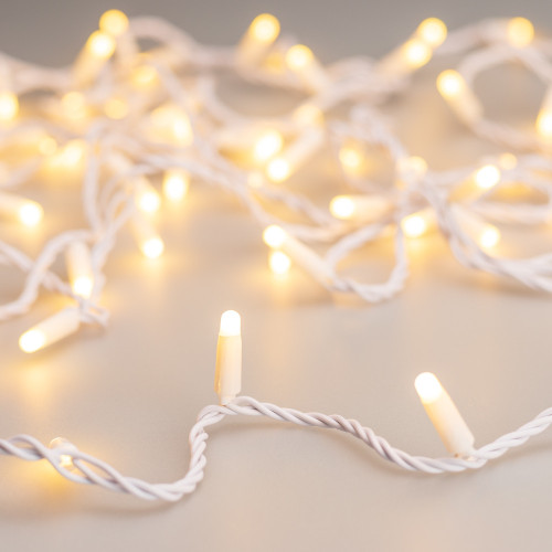 Светодиодная гирлянда ARD-STRING-CLASSIC-10000-WHITE-100LED-MILK-PULSE Warm (230V, 7W) (Ardecoled, IP65) 031646