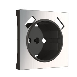 Накладка для USB розетки (глянцевый никель) W1179502 (a051096)