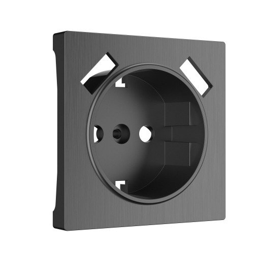 Накладка для розетки USB (графит рифленый) W1179504 (a050746)