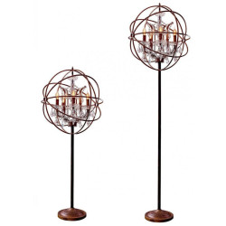 Торшер Foucaults orb crystal LOFT1897FT