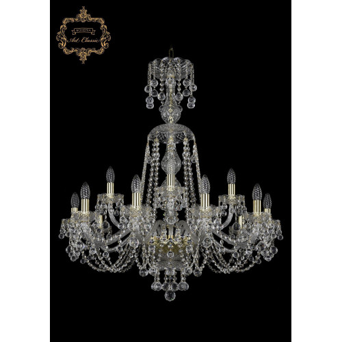 Хрустальная подвесная люстра 11.26.10+5.300.XL-95.Gd.B