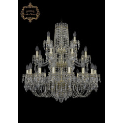 Хрустальная подвесная люстра 11.23.16+8+4.300.3d.Gd.Dr