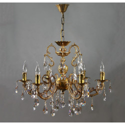 Подвесная люстра Ambiente Alicante 8888/6 AB New Leaf