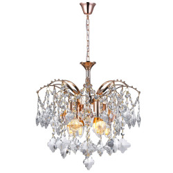 Подвесная люстра хрустальная MORGANA 81426/4C GOLD
