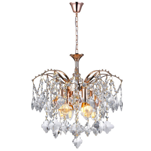 Подвесная люстра хрустальная MORGANA 81426/4C GOLD